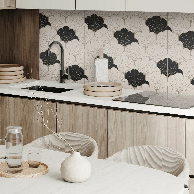 Samolepiaci panel na stenu Elegantný listový motív