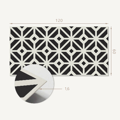 Obdĺžnikový stenový panel Geometrický vzor kosoštvorca