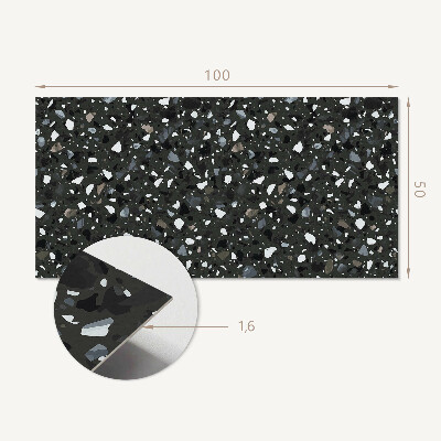 Obdĺžnikový stenový panel Kamenný motív s detailmi