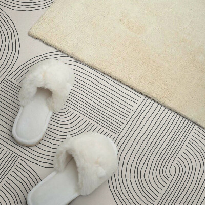 Obdĺžnikový panel na stenu Štylizované tvary v geometrickom poradí