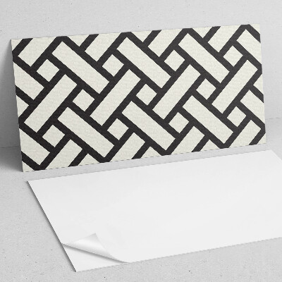 Obdĺžnikový stenový panel Geometrický vzor s vrkočom