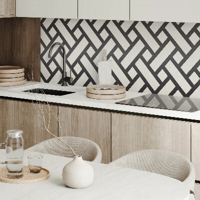 Obdĺžnikový stenový panel Geometrický vzor s vrkočom