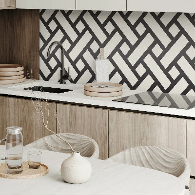 Obdĺžnikový stenový panel Geometrický vzor s vrkočom