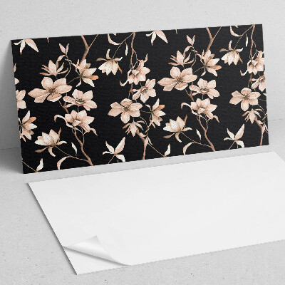 Obdĺžnikový stenový panel Kvetinový motív