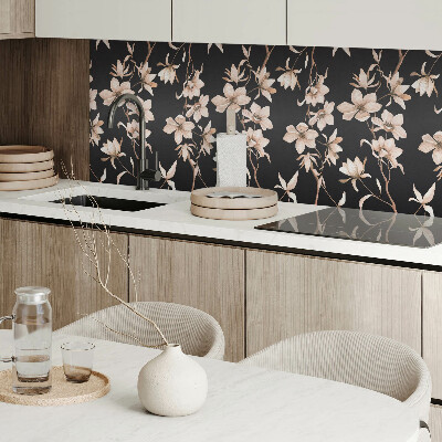 Obdĺžnikový stenový panel Kvetinový motív