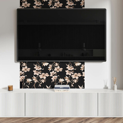 Obdĺžnikový stenový panel Kvetinový motív