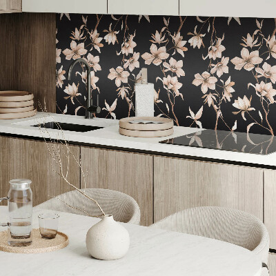 Obdĺžnikový stenový panel Kvetinový motív