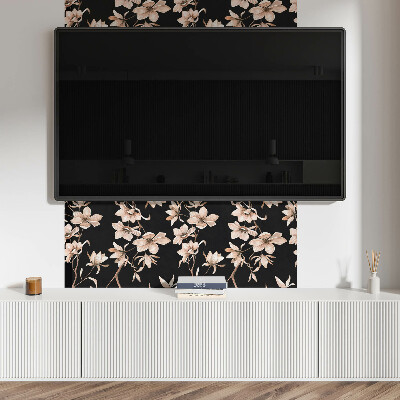 Obdĺžnikový stenový panel Kvetinový motív