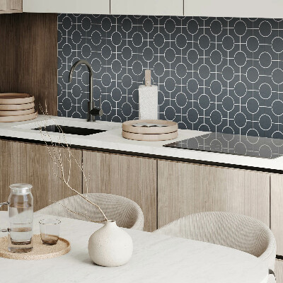 Samolepiaci panel na stenu Vzor kruhov a čiar v geometrii