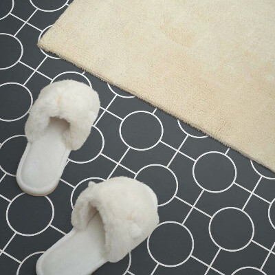 Samolepiaci panel na stenu Vzor kruhov a čiar v geometrii