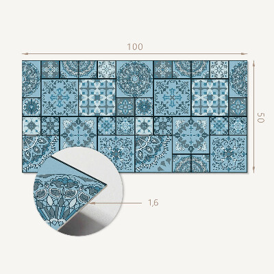 Obdĺžnikový panel na stenu Mozaika geometrických tvarov