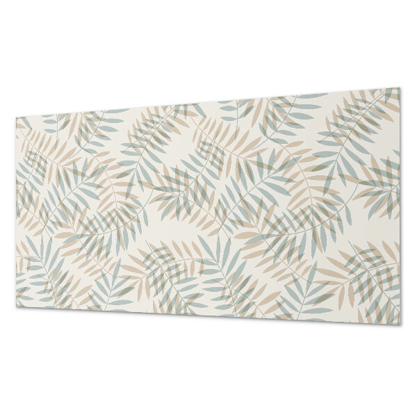 Obdĺžnikový panel na stenu Jemný vzor listov