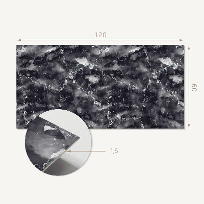 Obdĺžnikový panel na stenu Mramorový motív s jemnými žilkami