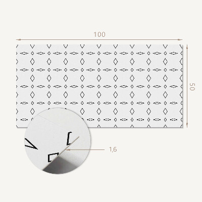 Obdĺžnikový stenový panel Geometrický vzor kosoštvorca