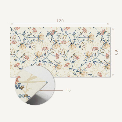 Samolepiaci panel na stenu Kvetinový motív