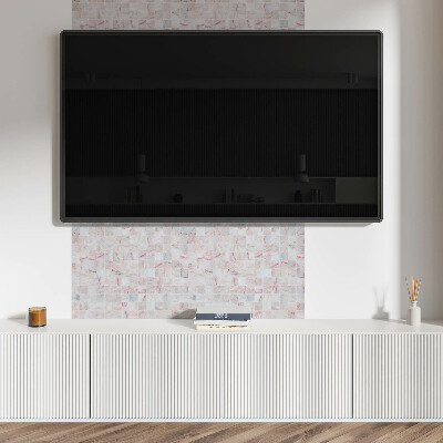 Obdĺžnikový panel na stenu Mozaikový vzor hranatých tvarov