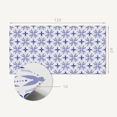 Samolepiaci panel na stenu Kvetinový geometrický vzor