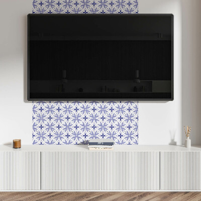 Samolepiaci panel na stenu Kvetinový geometrický vzor