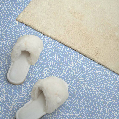 Obdĺžnikový stenový panel Vzor vlnitých listov