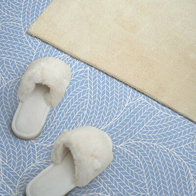 Obdĺžnikový stenový panel Vzor vlnitých listov