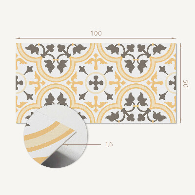 Samolepiaci panel na stenu Rastlinné motívy