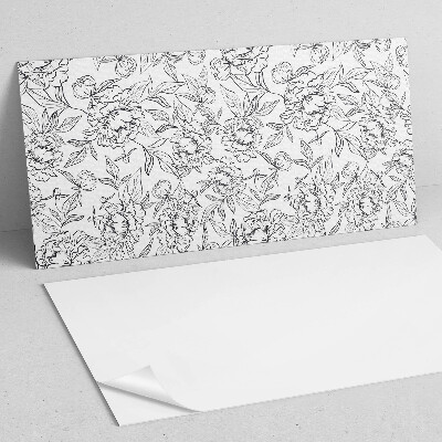 Obdĺžnikový panel na stenu Kvetinový aranžmán so zelenými listami