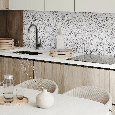 Obdĺžnikový panel na stenu Kvetinový aranžmán so zelenými listami