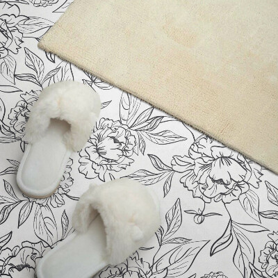 Obdĺžnikový panel na stenu Kvetinový aranžmán so zelenými listami