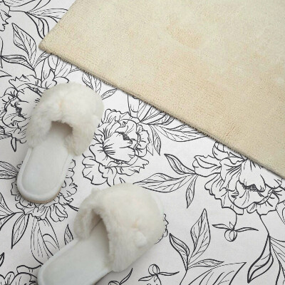 Obdĺžnikový panel na stenu Kvetinový aranžmán so zelenými listami