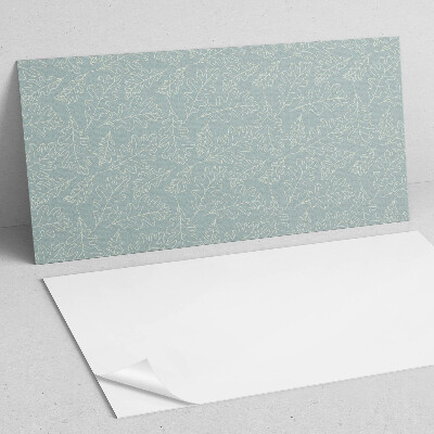 Obdĺžnikový stenový panel Listový vzor na jemnom podklade