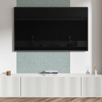 Obdĺžnikový stenový panel Listový vzor na jemnom podklade