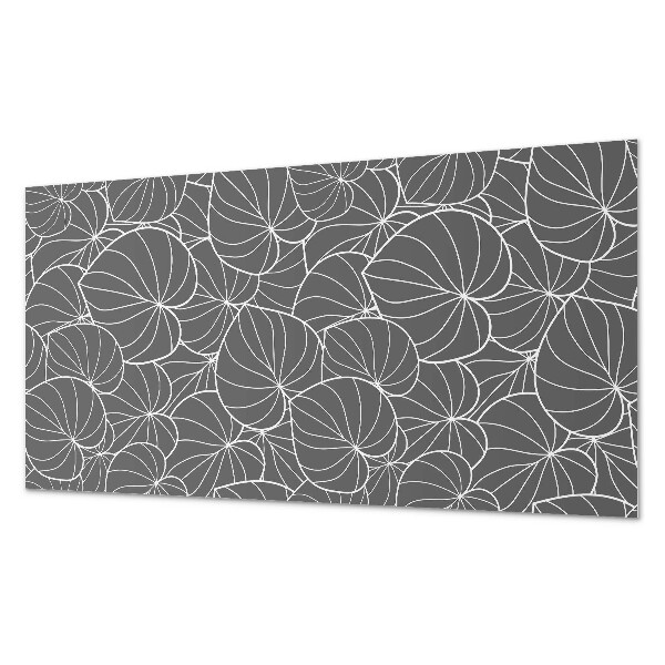 Samolepiaci panel na stenu Jemný vzor listov