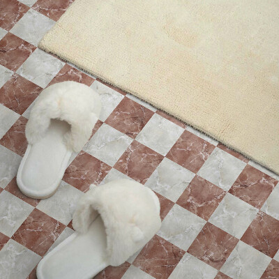 Samolepiaci panel na stenu Mramorová šachovnica v elegantnom štýle