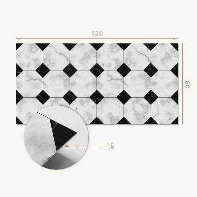 Obdĺžnikový panel na stenu Moderné geometrické motívy