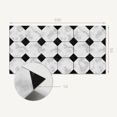 Obdĺžnikový panel na stenu Moderné geometrické motívy