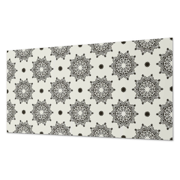 Samolepiaci panel na stenu Mandala so sieťovým vzorom