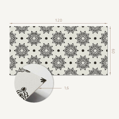 Samolepiaci panel na stenu Mandala so sieťovým vzorom