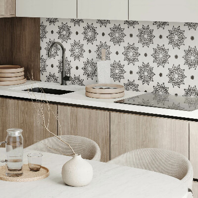 Samolepiaci panel na stenu Mandala so sieťovým vzorom