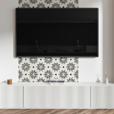 Samolepiaci panel na stenu Mandala so sieťovým vzorom