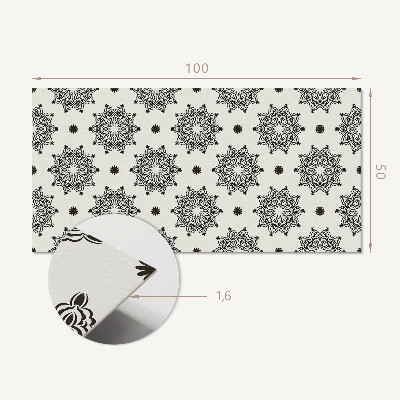 Samolepiaci panel na stenu Mandala so sieťovým vzorom