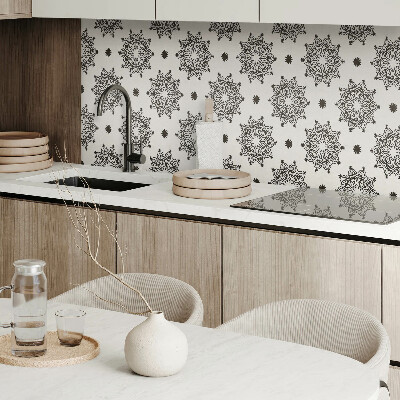 Samolepiaci panel na stenu Mandala so sieťovým vzorom