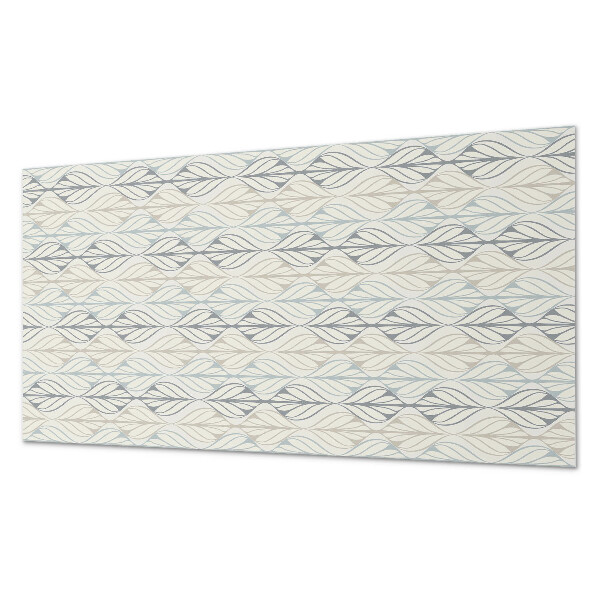 Samolepiaci panel na stenu Listový motív v štýle kosoštvorca