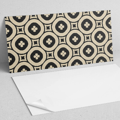 Obdĺžnikový panel na stenu Vzor štvorcových geometrických útvarov