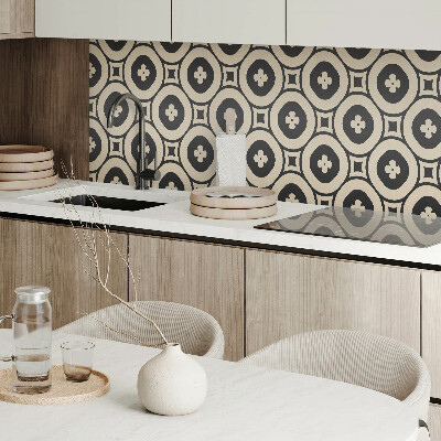 Obdĺžnikový panel na stenu Vzor štvorcových geometrických útvarov