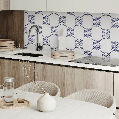 Obdĺžnikový stenový panel Zloženie kvetinového vzoru