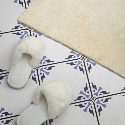 Obdĺžnikový stenový panel Zloženie kvetinového vzoru