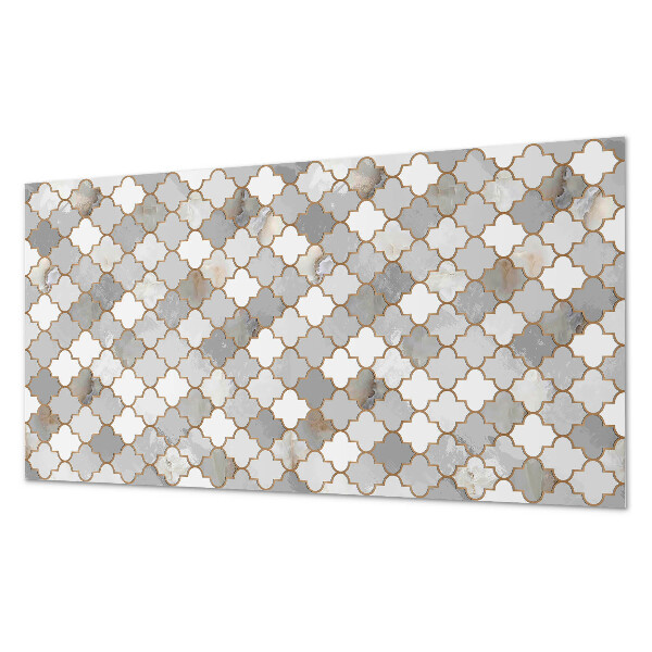 Obdĺžnikový panel na stenu Mozaikové tvary v harmonickom štýle