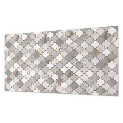 Obdĺžnikový panel na stenu Mozaikové tvary v harmonickom štýle