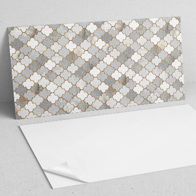 Obdĺžnikový panel na stenu Mozaikové tvary v harmonickom štýle