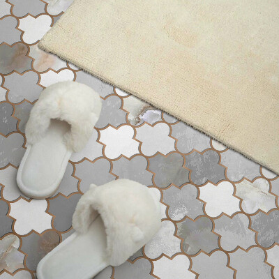 Obdĺžnikový panel na stenu Mozaikové tvary v harmonickom štýle